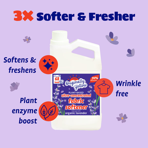 Ultra-Concentrated Fabric Softener infused with Organic Lavender x1