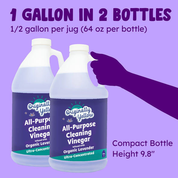 All-Purpose Lavender Vinegar Cleaner Jug x2