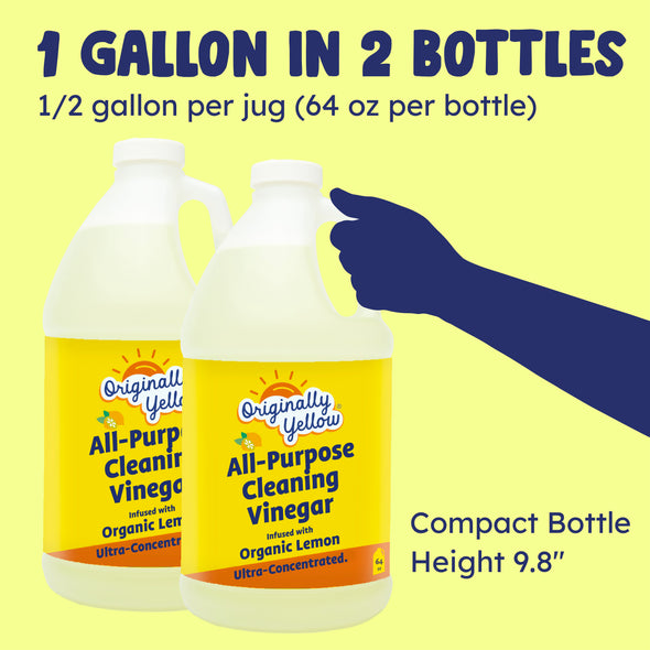 All-Purpose Lemon Vinegar Cleaner Jug x2