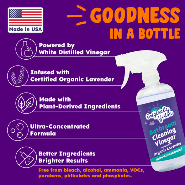 Bathroom Vinegar Cleaner x3