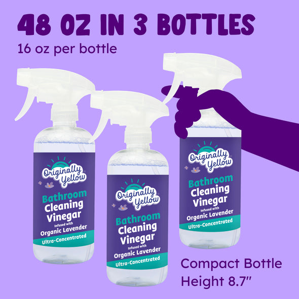Bathroom Vinegar Cleaner x3