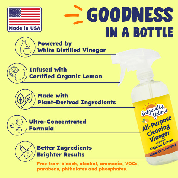 All-Purpose Lemon Vinegar Cleaner Spray x3