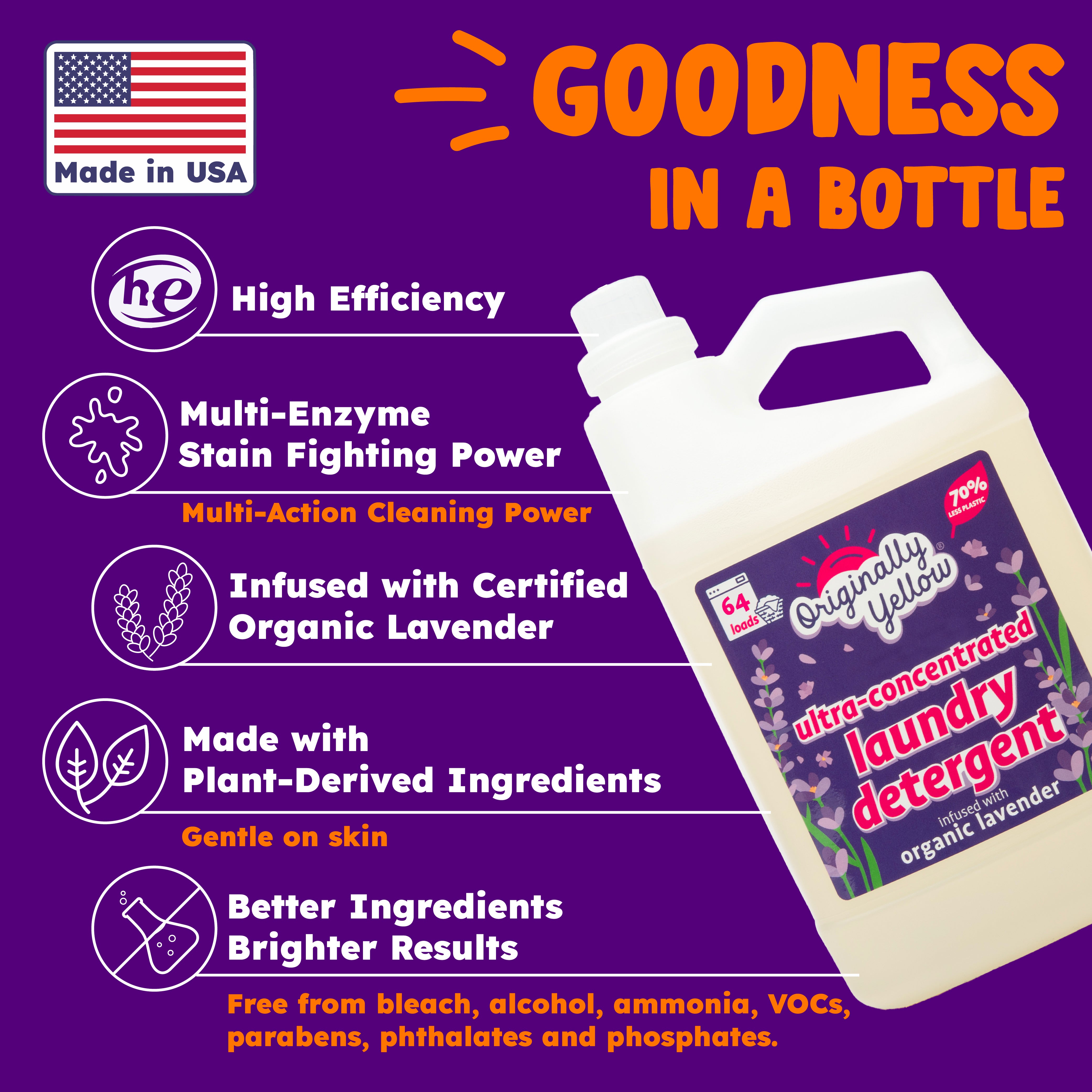 Ultra-Concentrated Lavender Laundry Detergent x1