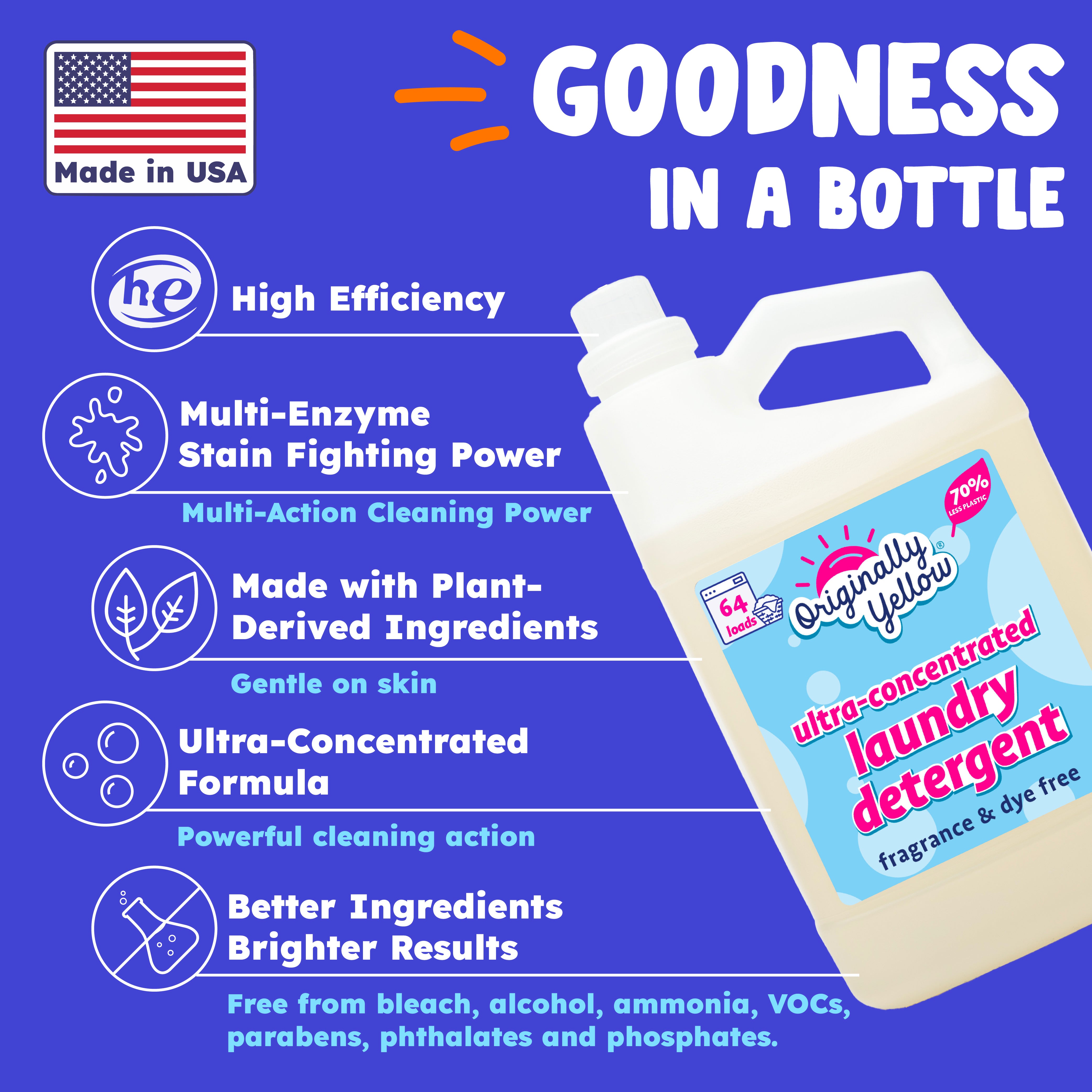 Ultra-Concentrated Unscented Laundry Detergent x1