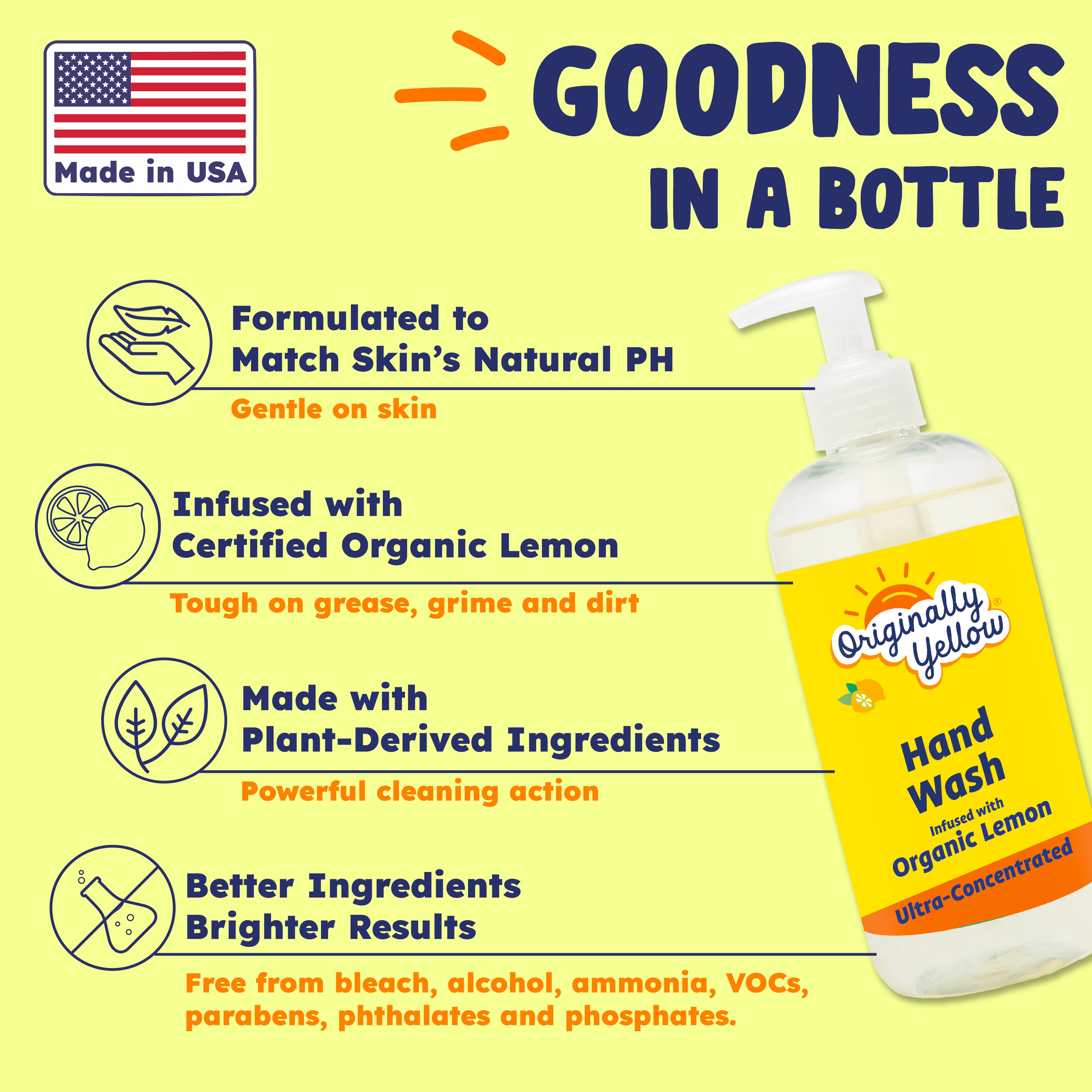 Lemon Hand Wash x3
