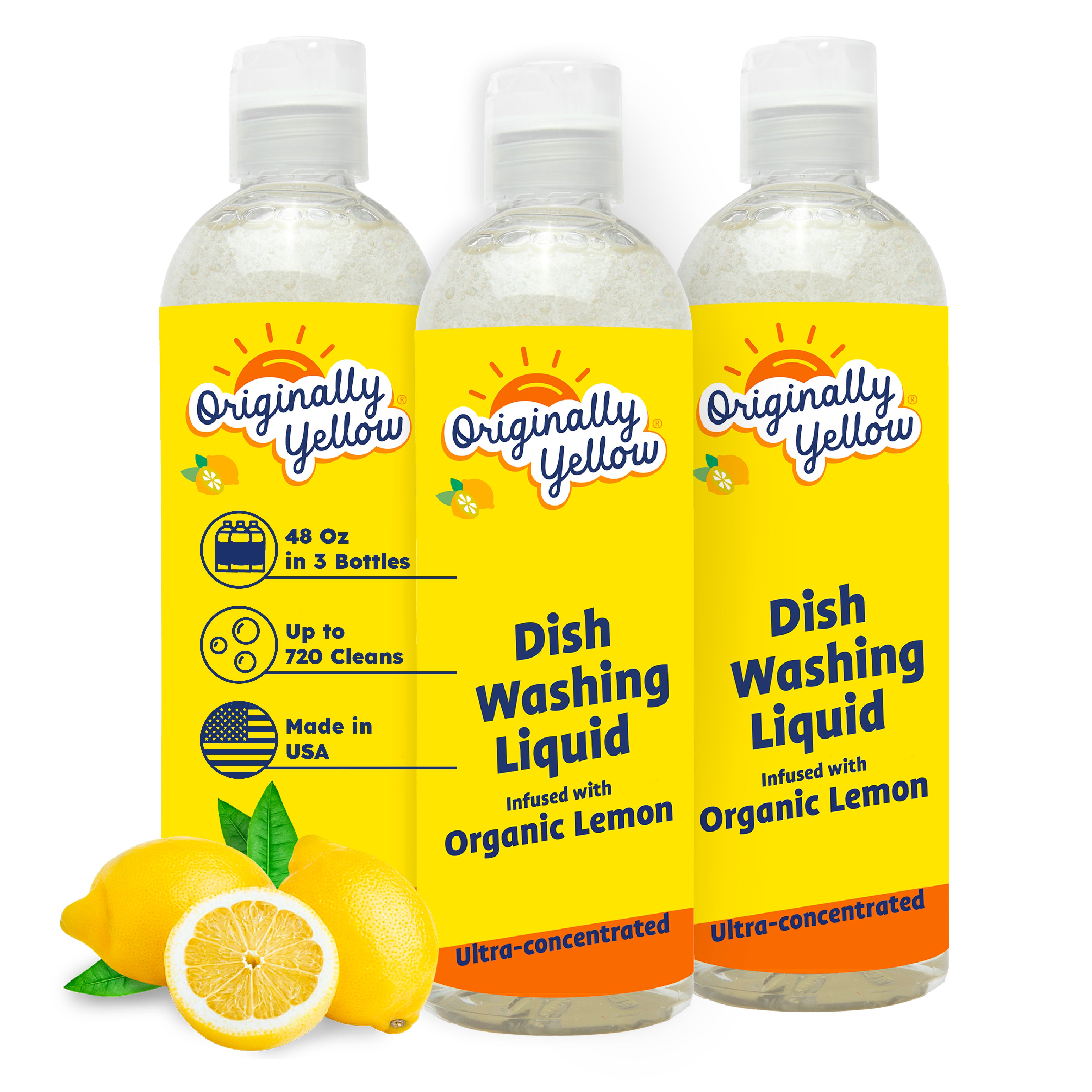 Lemon Dish Wash x3