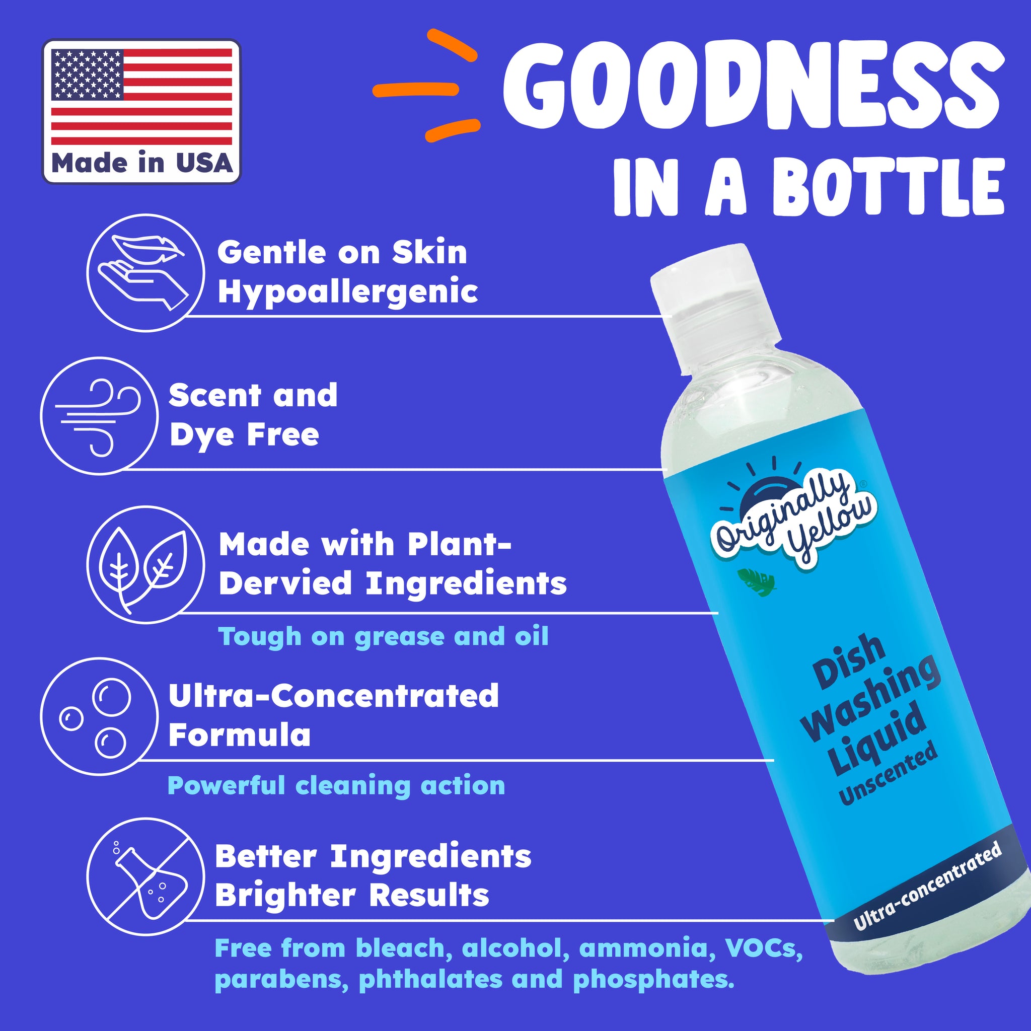Unscented Dish Wash x3