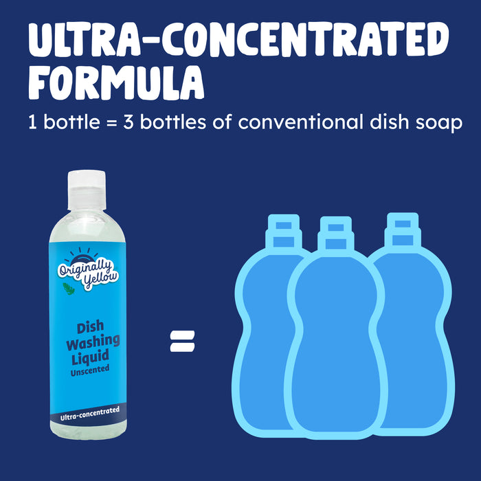 Unscented Dish Wash x3