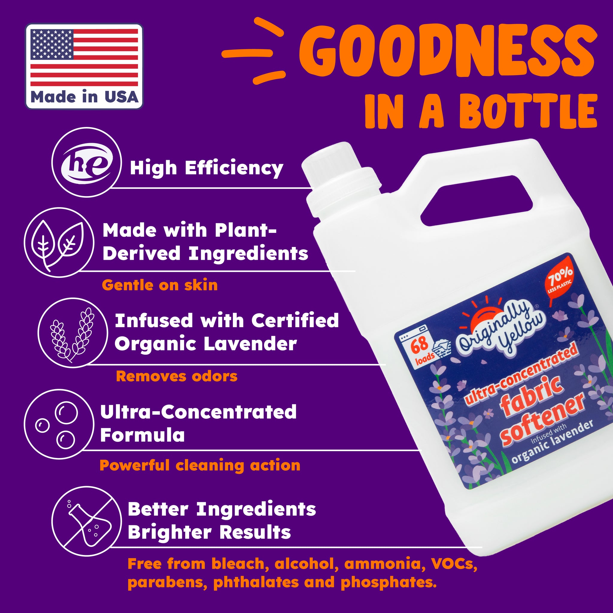 Ultra-Concentrated Lavender Fabric Softener x1