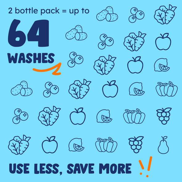 Fruit & Veggie Wash x2