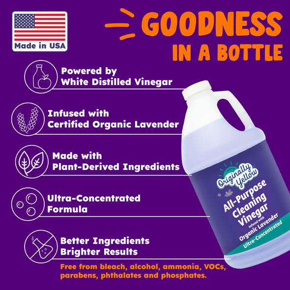 All-Purpose Lavender Vinegar Cleaner Jug x1