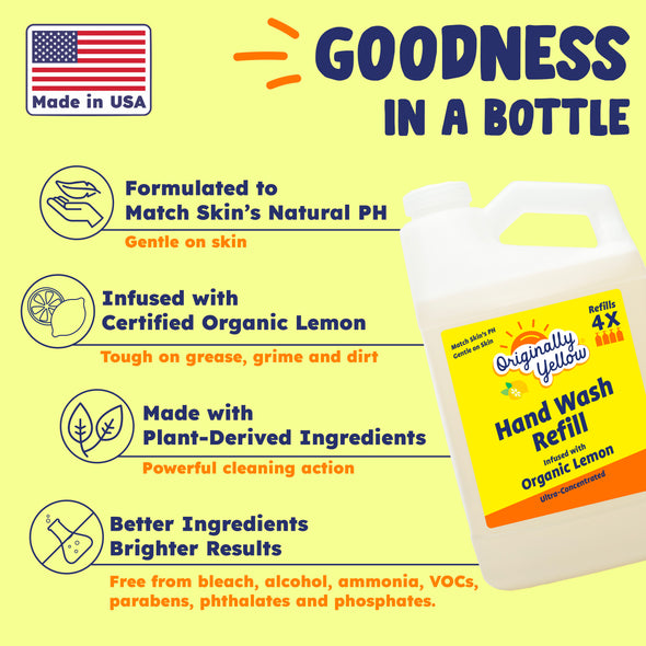 Lemon Hand Wash Refill x1