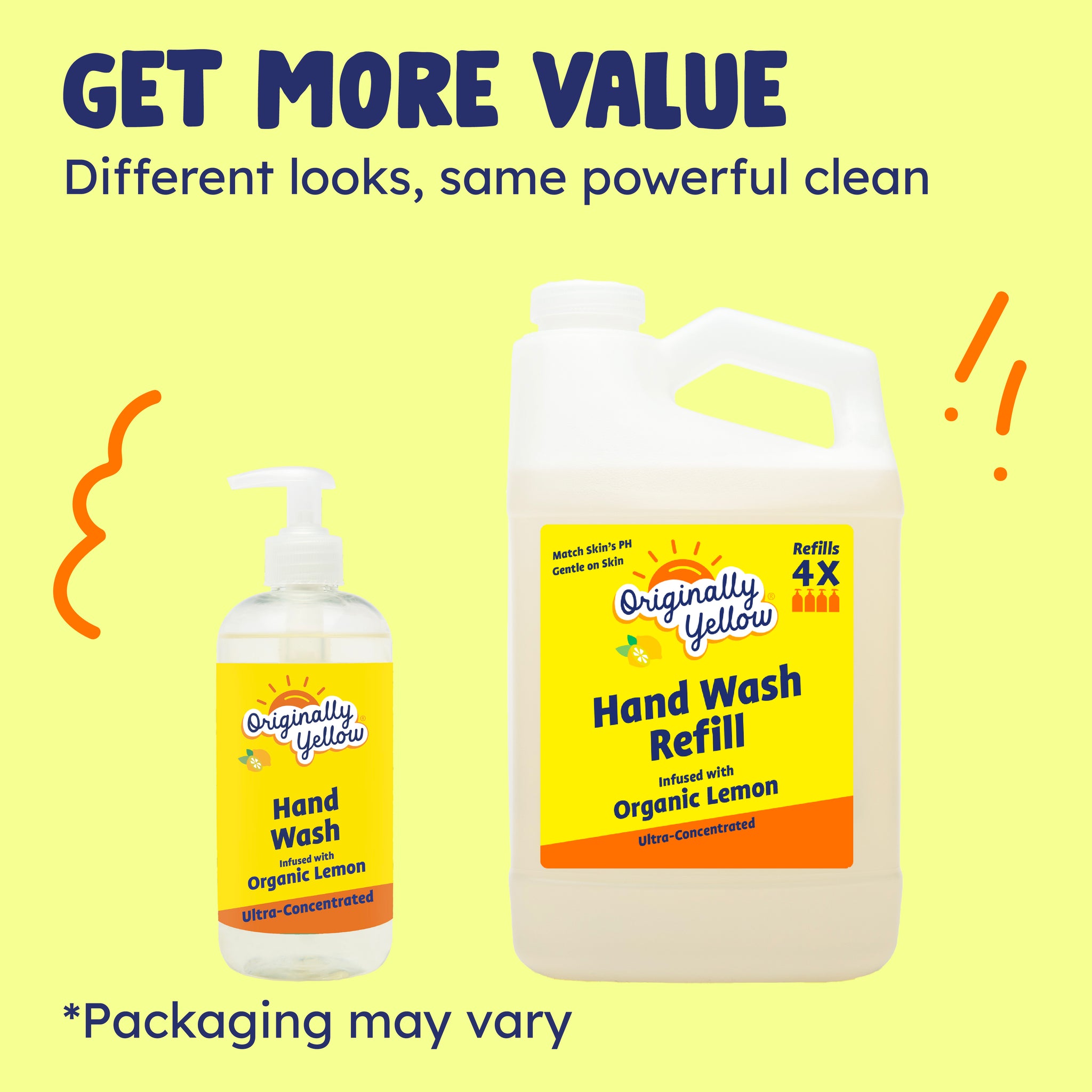 Lemon Hand Wash Refill x1