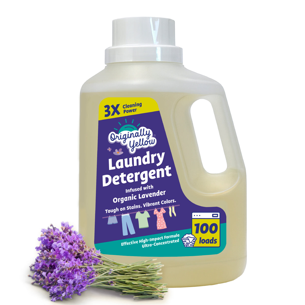 Ultra-Concentrated Lavender Laundry Detergent x1 – Originally Yellow USA