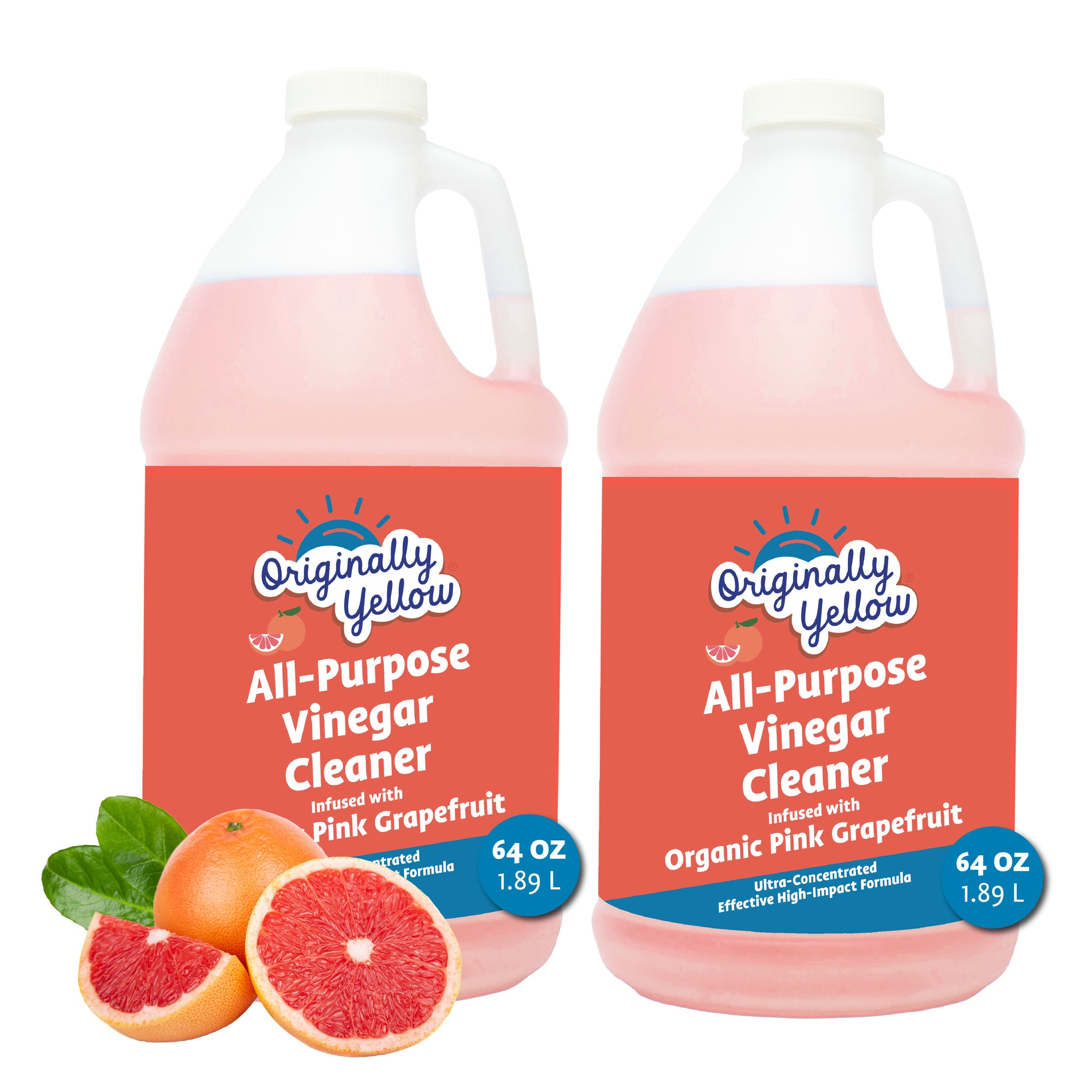 Pink Grapefruit Vinegar Cleaner | 64 oz x 2 Pack