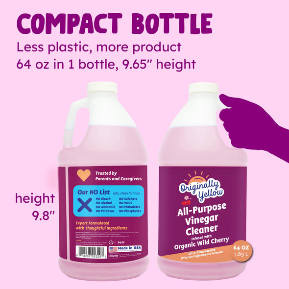 Wild Cherry Vinegar Cleaner | 64 oz x 1 Pack