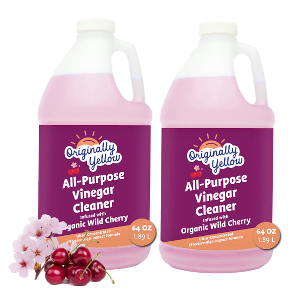 Wild Cherry Vinegar Cleaner | 64 oz x 2 Pack