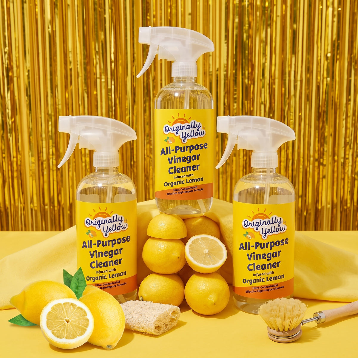 All-Purpose Lemon Vinegar Cleaner Spray x3