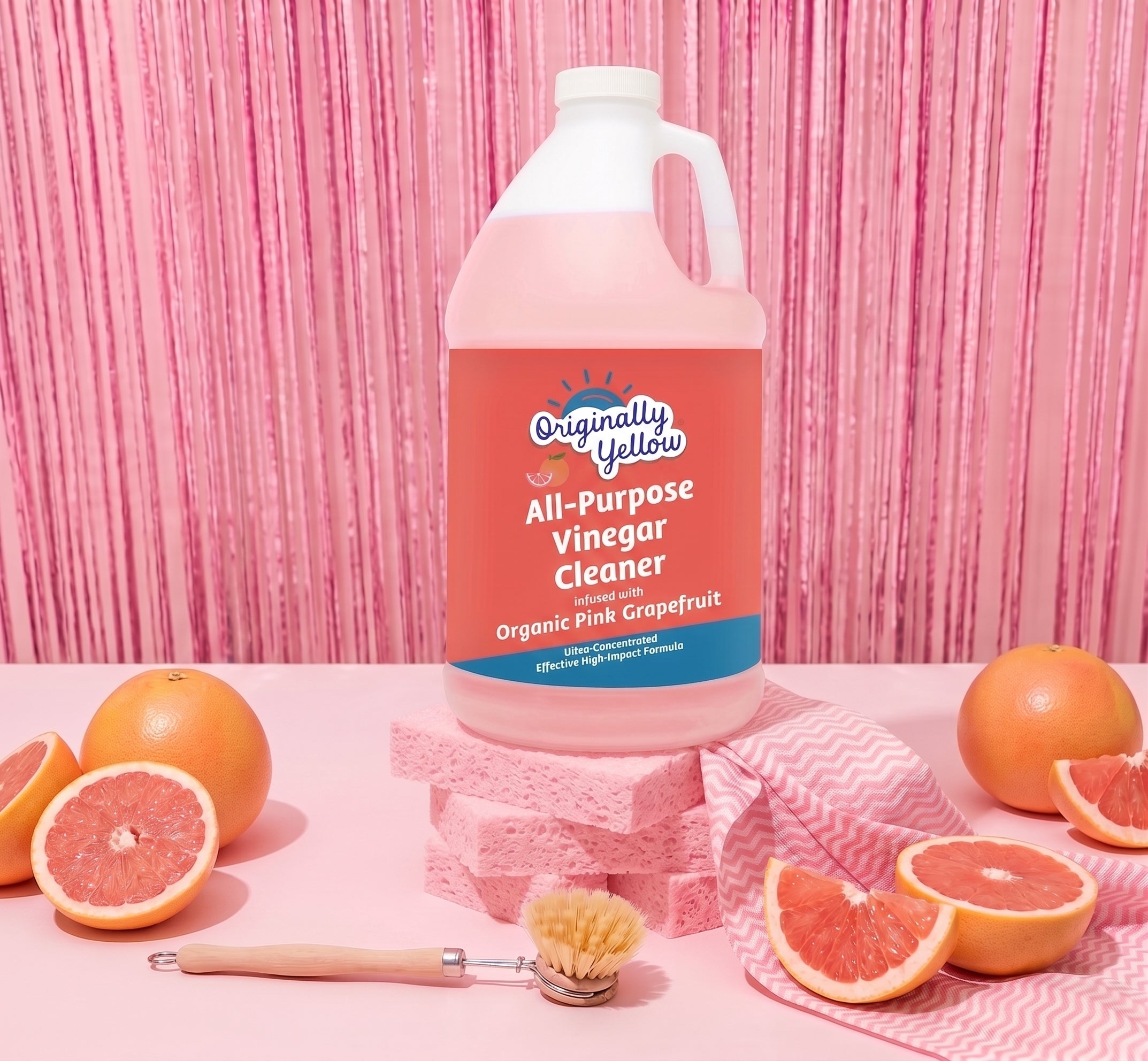 Pink Grapefruit Vinegar Cleaner | 64 oz x 1 Pack