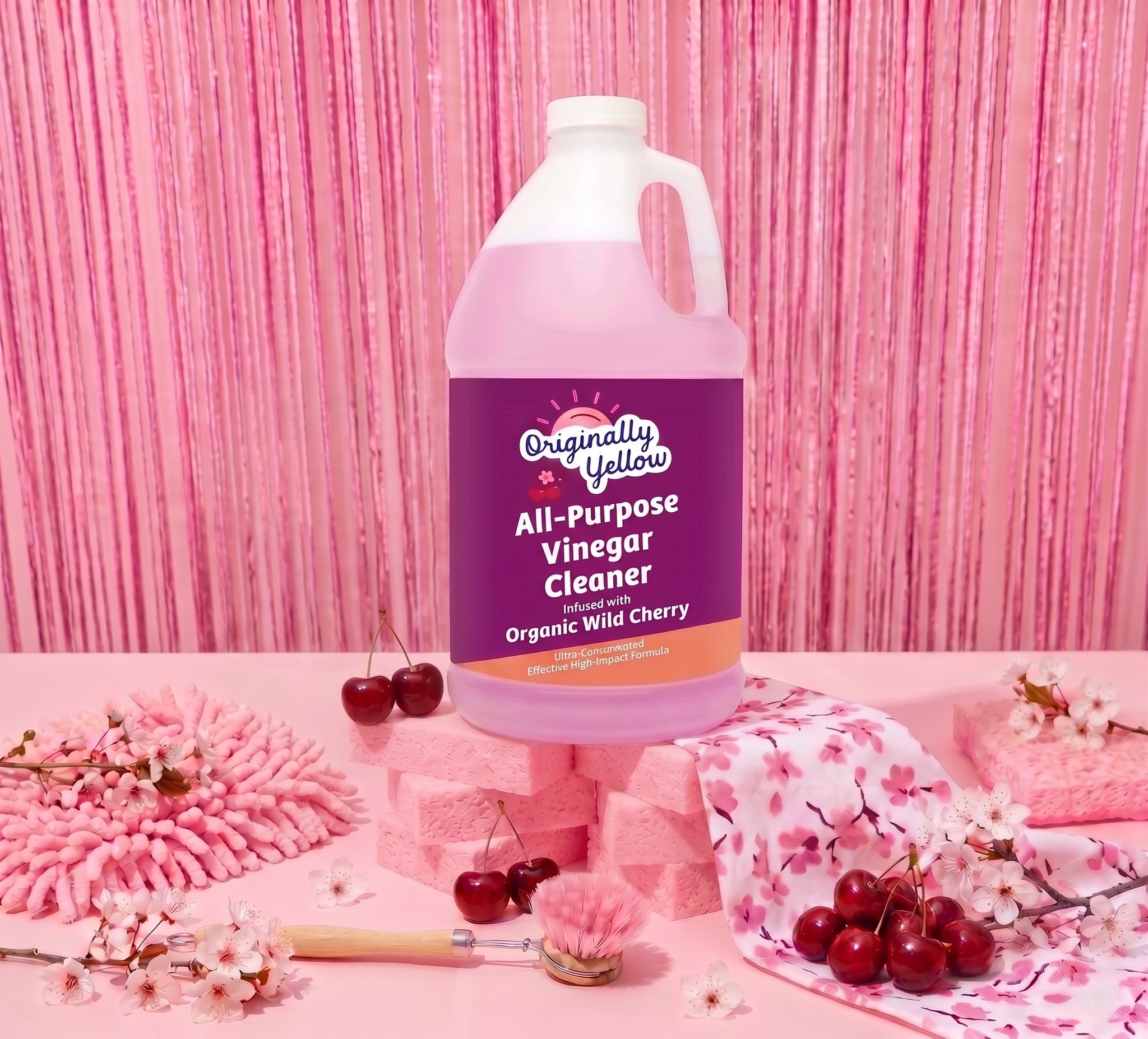 Wild Cherry Vinegar Cleaner | 64 oz x 1 Pack