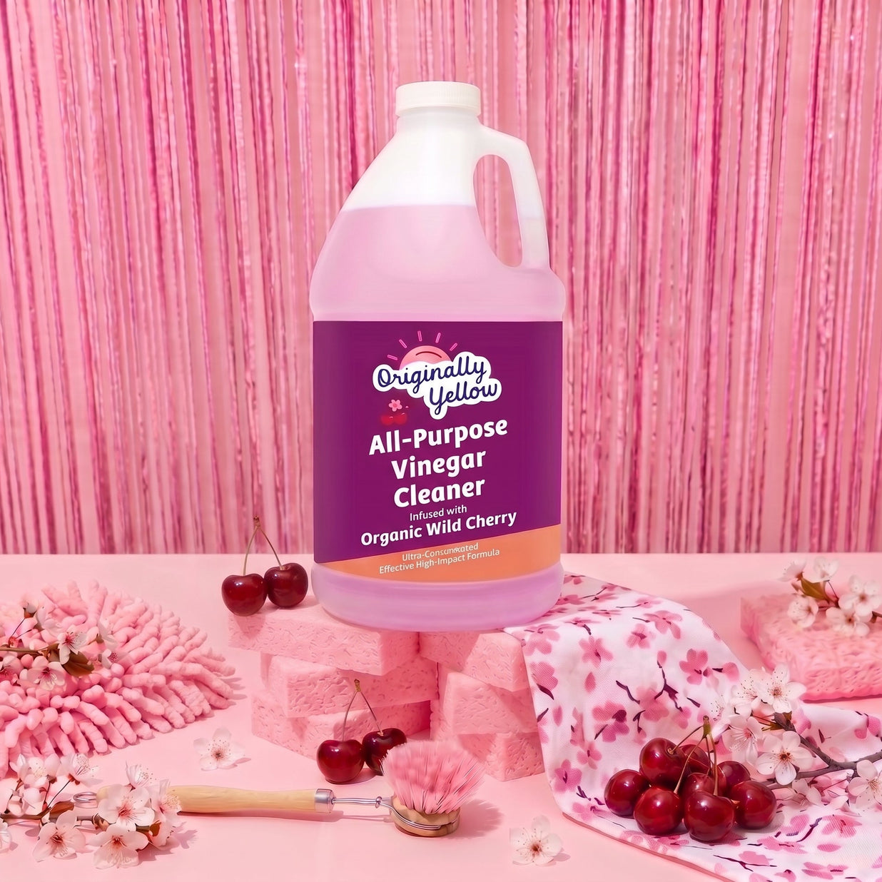 Wild Cherry Vinegar Cleaner | 64 oz x 1 Pack