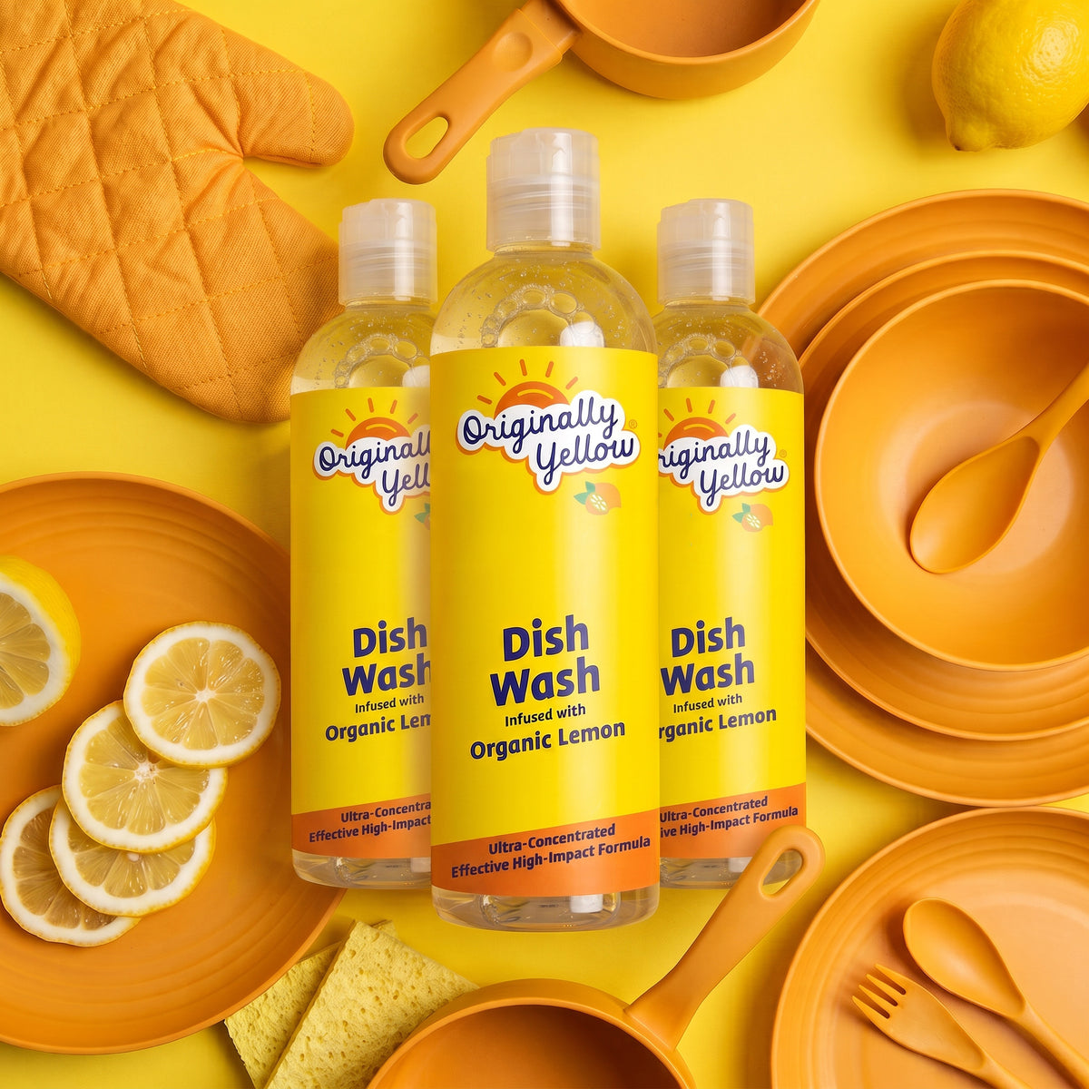 Lemon Dish Wash x3