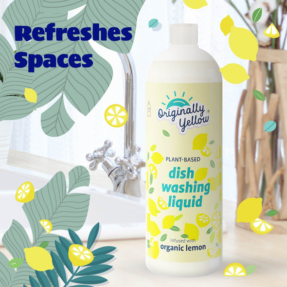 Dishwashing Liquid infused with Organic Lemon x3