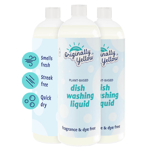 Dishwashing Liquid Fragrance Free x3