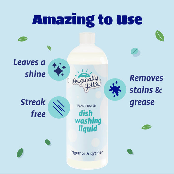 Dishwashing Liquid Fragrance Free x3