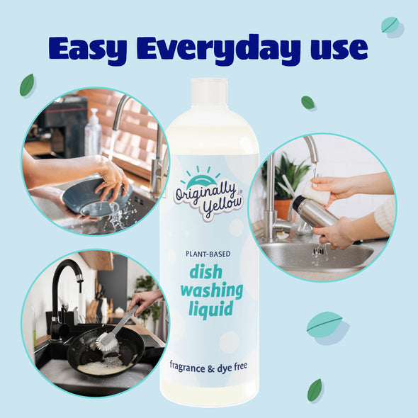 Dishwashing Liquid Fragrance Free x3