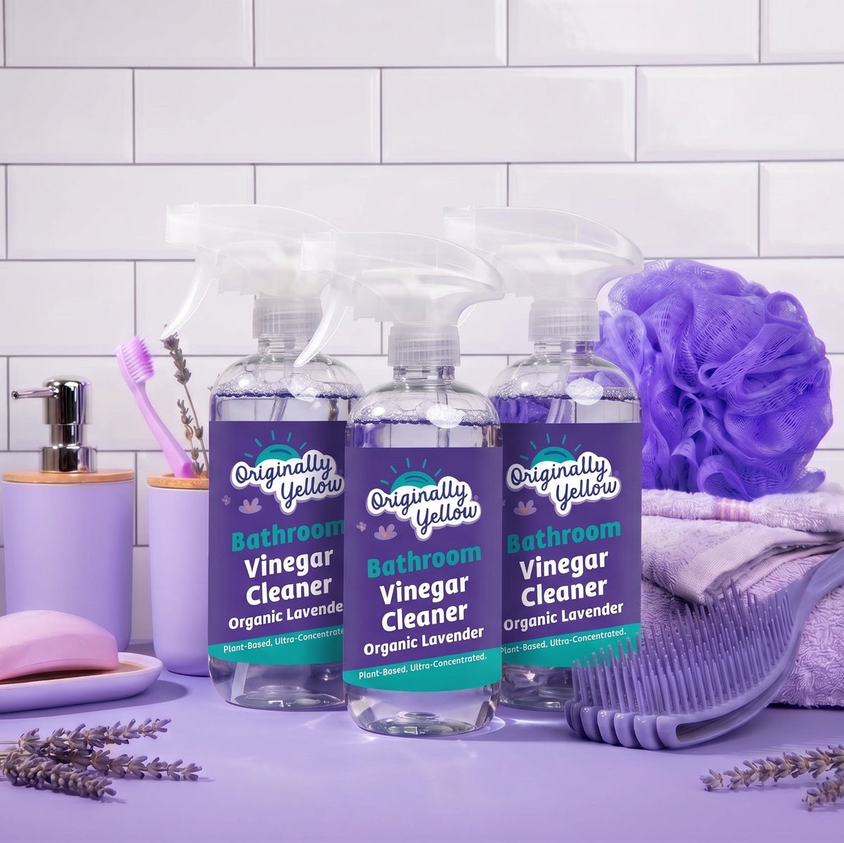 Bathroom Vinegar Cleaner x3