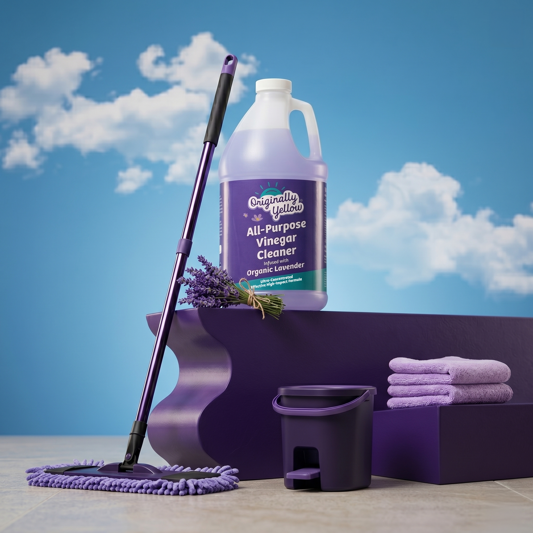 All-Purpose Lavender Vinegar Cleaner Jug x2