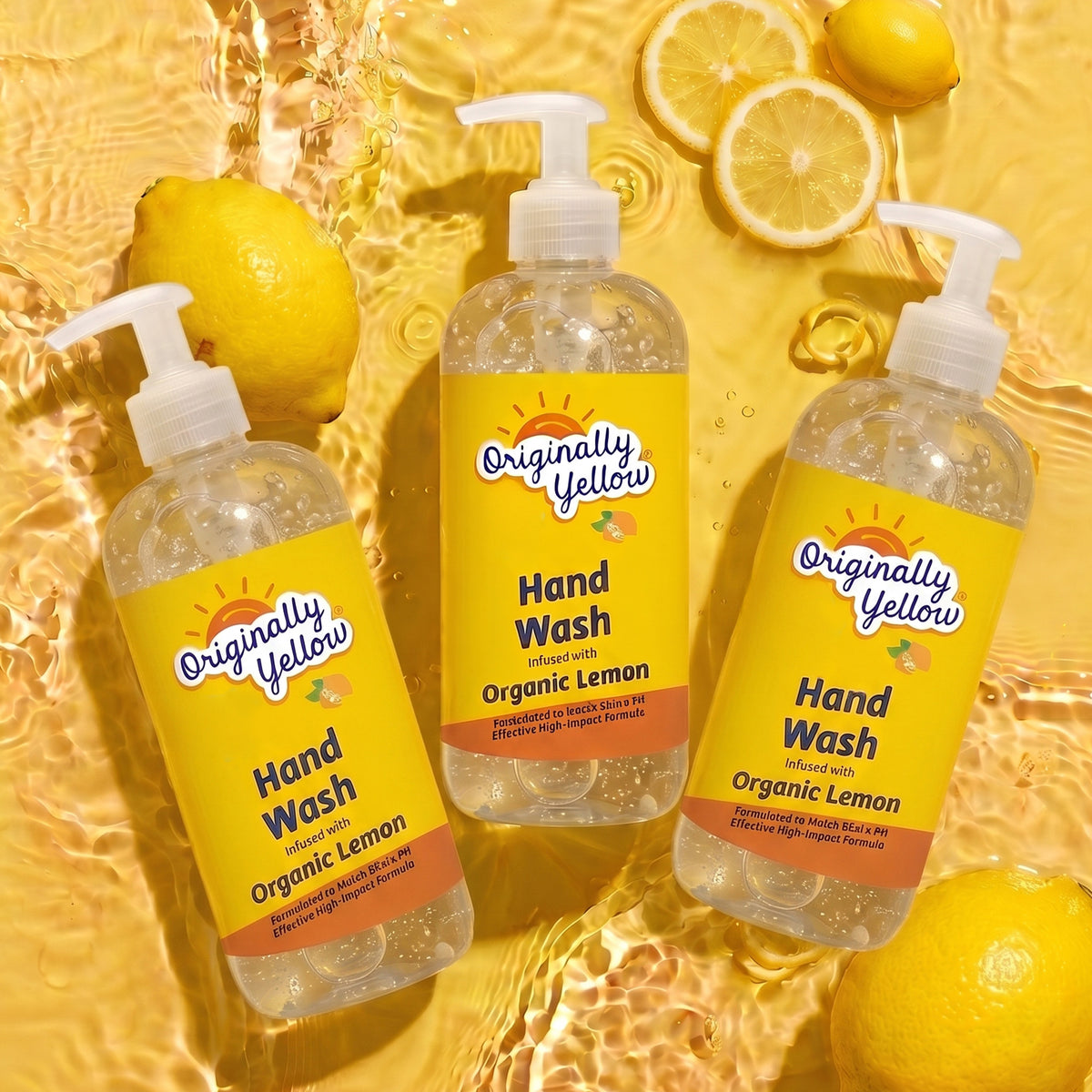 Lemon Hand Wash x3