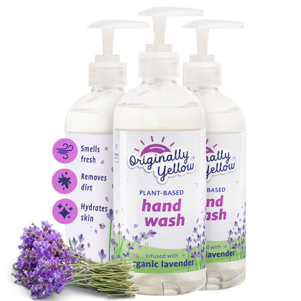 Hand Wash Infused with Organic Lavender x3