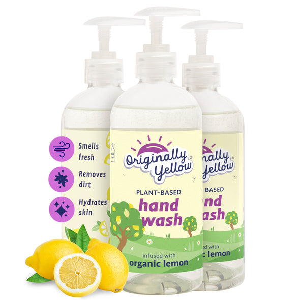 Hand Wash Infused with Organic Lemon x3