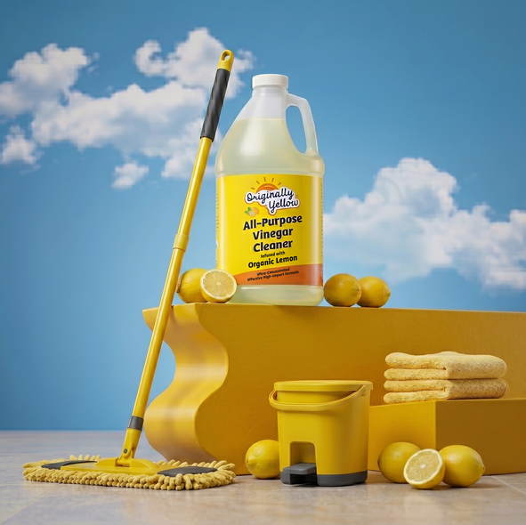 All-Purpose Lemon Vinegar Cleaner Jug x2