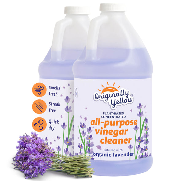 Concentrated All Purpose Vinegar Cleaner Infused with Organic Lavender x2