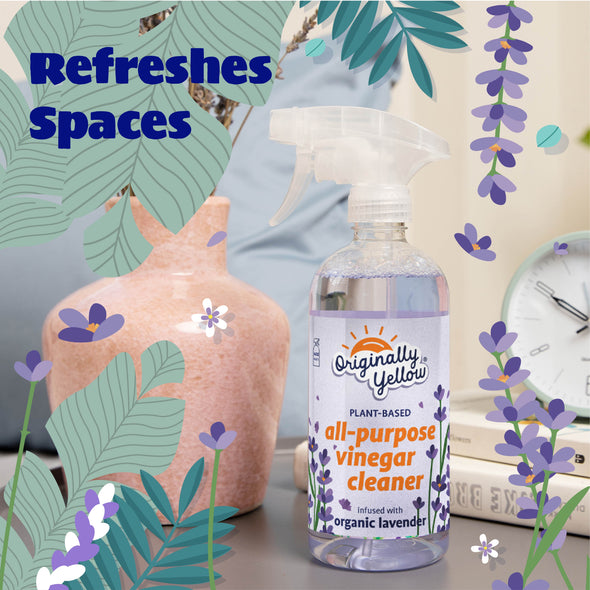 All Purpose Vinegar Cleaner Infused with Organic Lavender x3