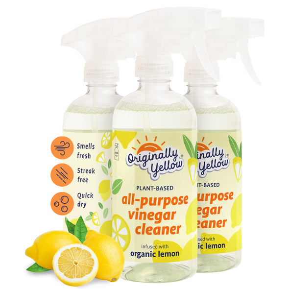 All Purpose Vinegar Cleaner Infused with Organic Lemon x3